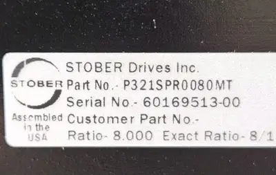 Stober Drives P321SPR0080MT servo Drive (BIN435)