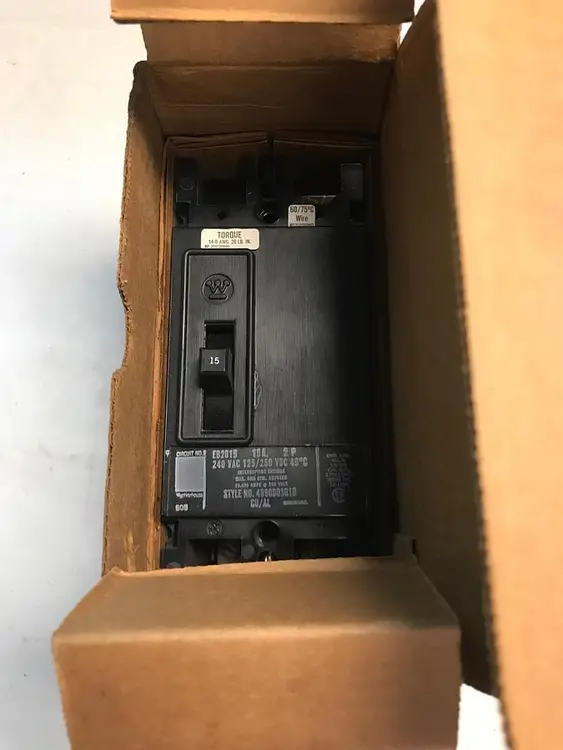 New | in-Stock WESTINGHOUSE EB2015 Circuit Breakers | Surplus Asset Holdings #1188956