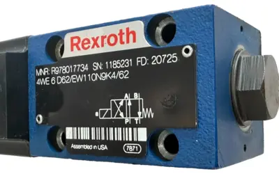 NEW REXROTH R978017734 DIRECTIONAL VALVE 4WE6D62/EW110N9K4/62