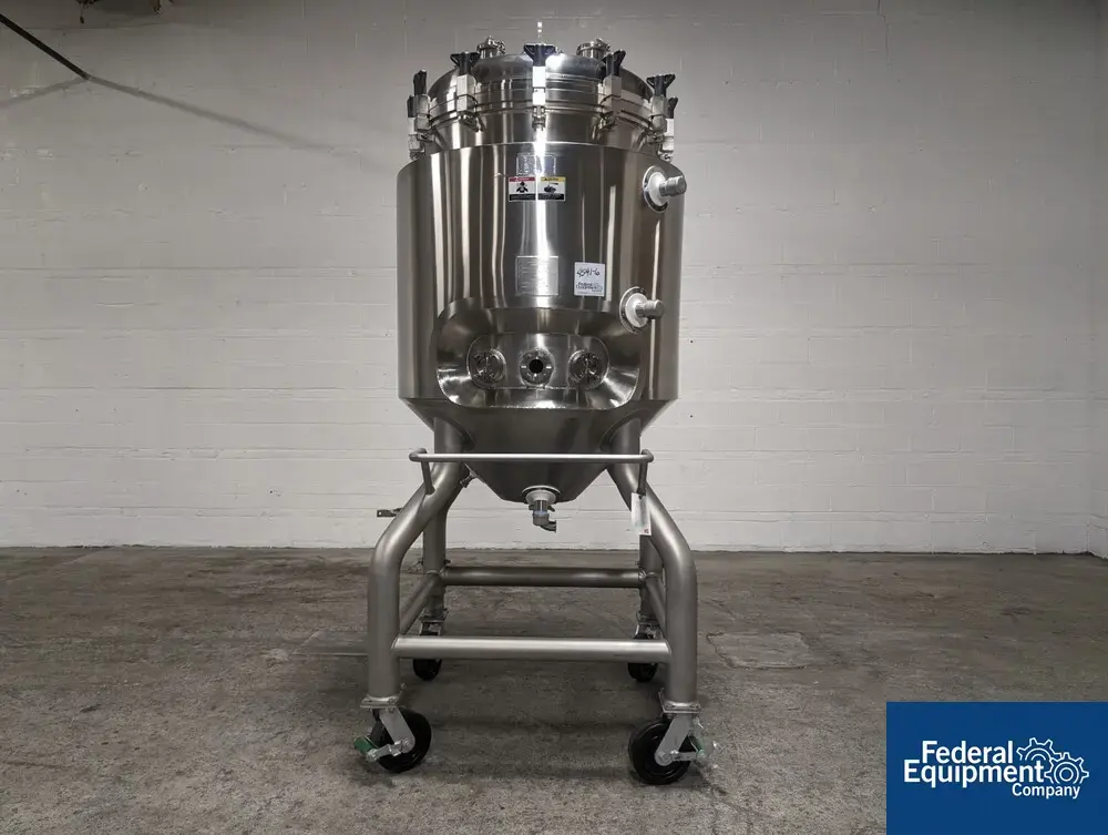 USED A&M Process 500 Liter A&B Process Receiver Tank, 316 S/S, 44/150#