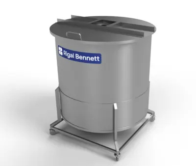 500 L Stainless Steel Open Top Tank