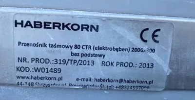 Used HABEKORN 80 CTR Conveyors PL | Perry Equipment #1422066