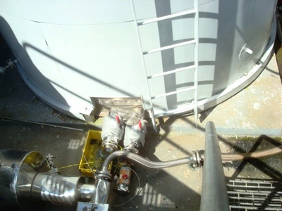 57,000L S/S Vert Enc Jktd Tank