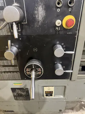 20" X 40" NARDINI MODEL #SZ2040T ENGINE LATHE 3-1/8" HOLE: YOBRO #24608