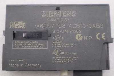 Siemens SIMATIC S7 6ES7 138-4CB10-0AB0 STOCK K-3941