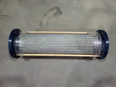8" x 39" Class 150 Flexible Braided Metal Hose B16/5 SA/A105N/C21