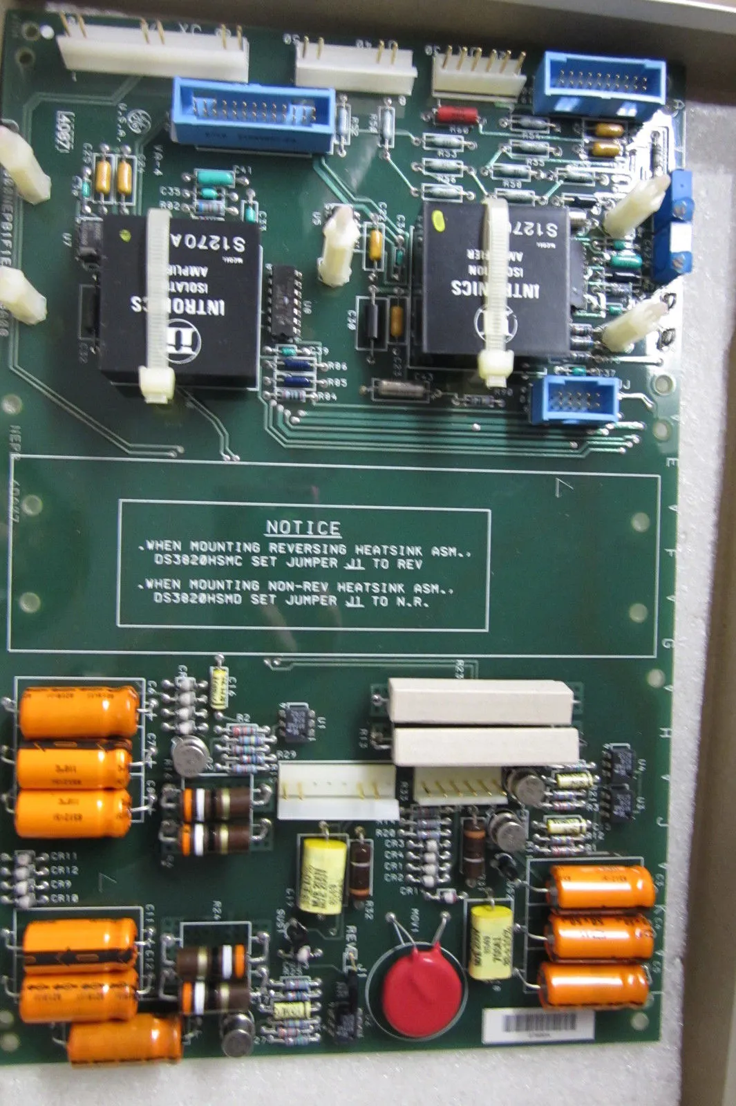 GENERAL ELECTRIC DS3800NEPB1F1E CARD MOTOR EXCITER