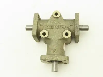 Andantex NJ 07712 R3103 Anglgear Drive 1:1 Ratio, Type 3-way 2-Output Shafts