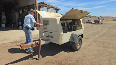Used 1981 INGERSOLL-RAND P185 Air Compressors, Portable California US | Ben Kaplan Equipment #1359251