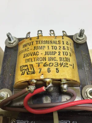 Deltron Model No Q5-3 Power Supply 115/230VAC Input Terminals 1 & 4