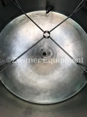 APV  Crepaco 1,500 Gallon Dome Top, Cone Bottom Pressure Wall Processor