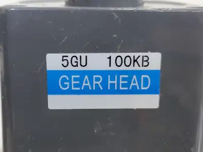 60W AC Inductor Motor 5RK60GU-EF w/ Gear Head 5GU 100KB