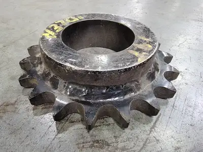 Idler Roller Chain Sprocket 80C19107I, Size 80, 19 Teeth