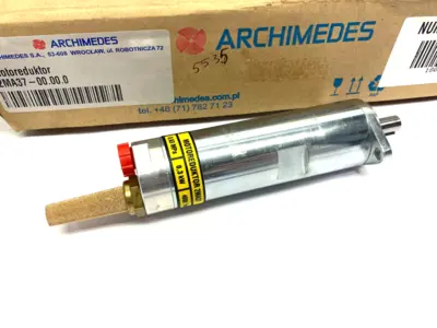 USED ARCHIMEDES PNEUMATIC GEARMOTOR 5077:1 RATIO 0.3KW