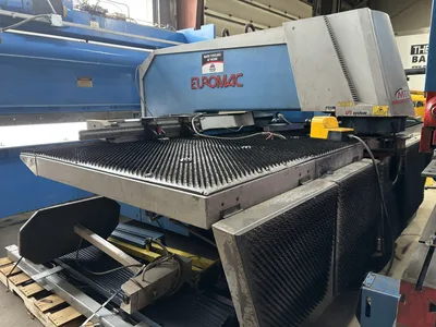 EUROMAC MTX INDEX 33 Ton CNC Turret Punch Press – High-Precision Sheet