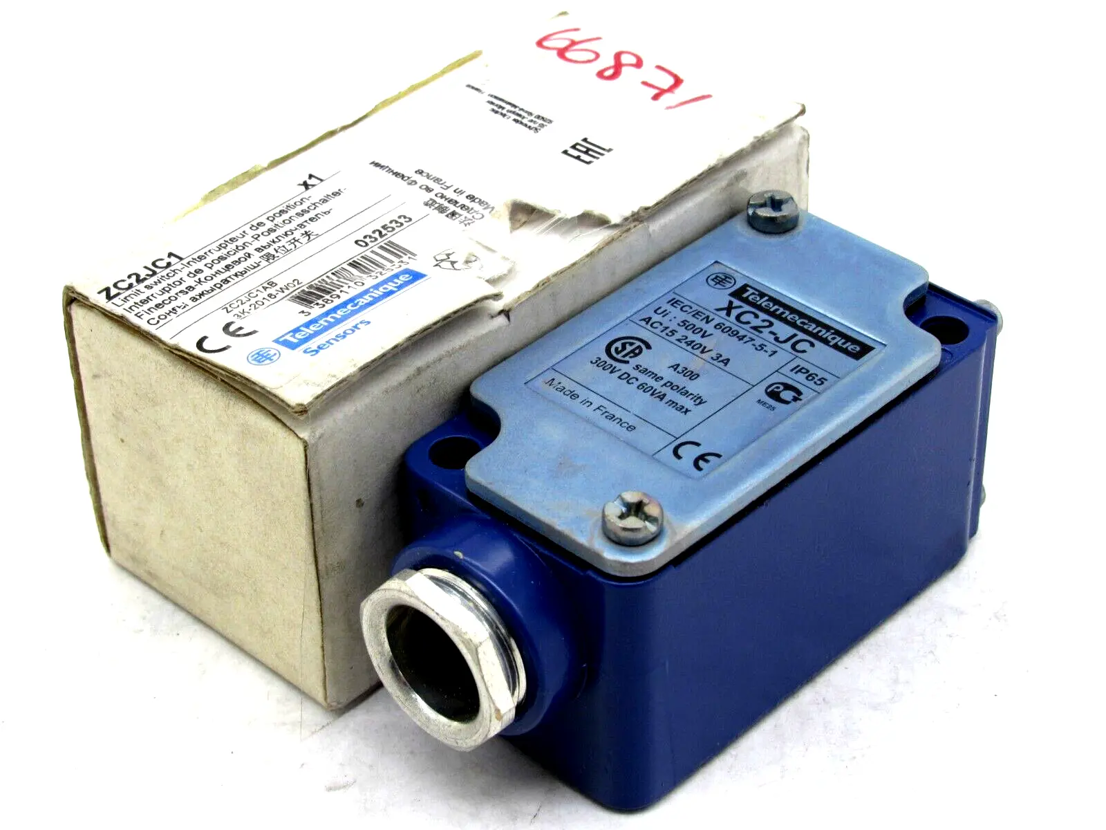 NEW TELEMECANIQUE XC2-JC LIMIT SWITCH BODY ZC2JC1 XC2JC