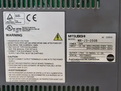 USED MITSUBISHI MR-J3-200B