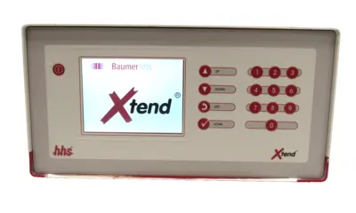 USED BAUMER XT-E08 XTEND COLD GLUE CONTROL DEVICE XTE08