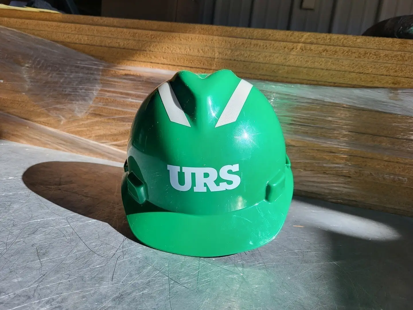 Green V Guard Hard Hat