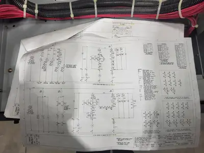Low Voltage PDC / Switchgear Section, (1) 4000A, (5) 1200A Magnum DS Breakers, 600V 3PH