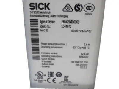 NEW SICK FX0-GENT00000 SAFETY CONTROLLER 1044072 FX0GENT00000