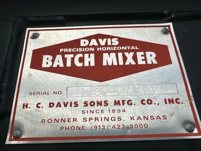 Davis 30 Cubic Foot Mixer Powder Ribbon | Perry Equipment (3)