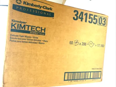 New | in-Stock Kimtech 1-Ply Delicate Task Wipers 4.4x8.4" Pop-Up Box 06-666 Supplies and Labware Michigan US | Maverick Industrial Sales #1395640