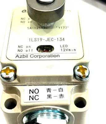 NEW AZBIL 1LS19-JEC-134 LIMIT SWITCH W/CABLE AZBIL 1LS19JEC134