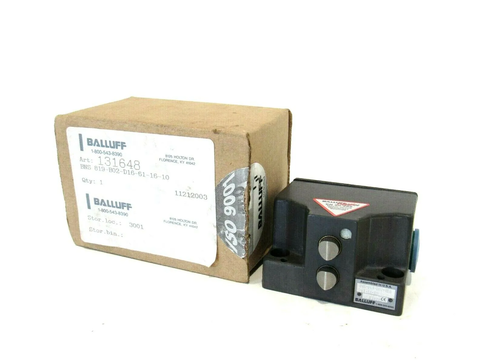 NEW BALLUFF BNS 819-B02-D16-61-16-10 LIMIT SWICH 131648 BNS819B02D16611610
