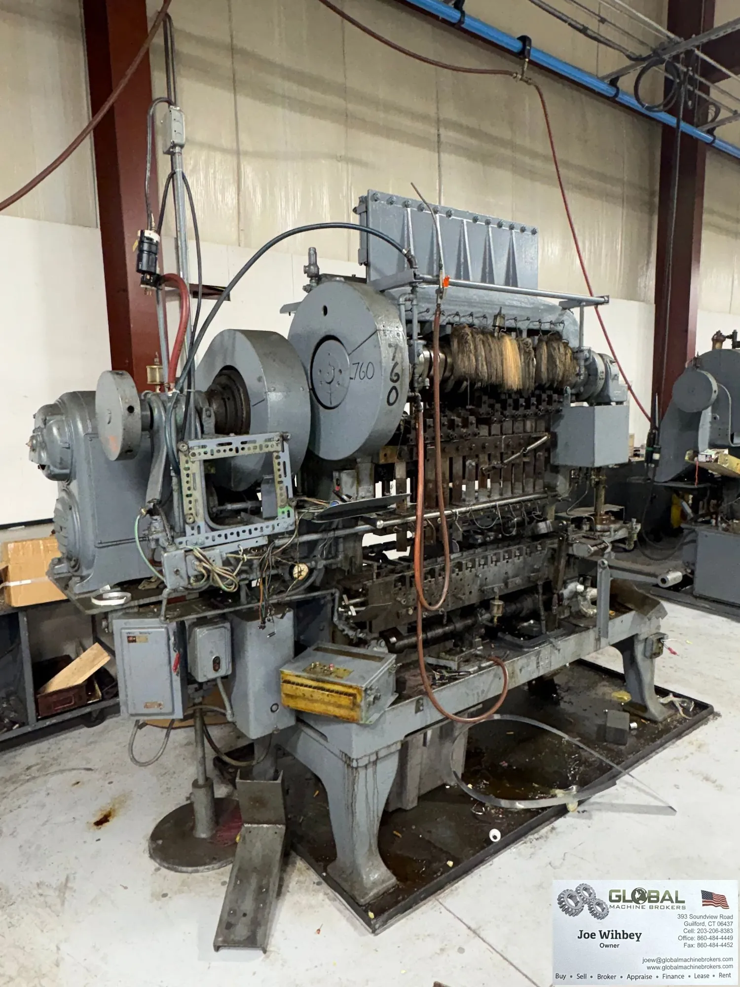 Waterbury Farrel 1212+1 ICOP Transfer Press 3" Stroke Twin Disk Clutch/Brake