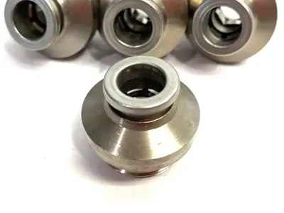 USED SMC METAL STRAIGHT MALE FITTING, HEX INTERNAL, 10MM TUBE