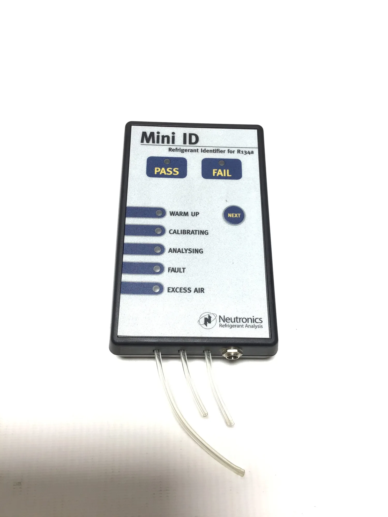 Neutronics Mini ID Refrigerant Identifier/Analysis for R134a SN: RA0056203