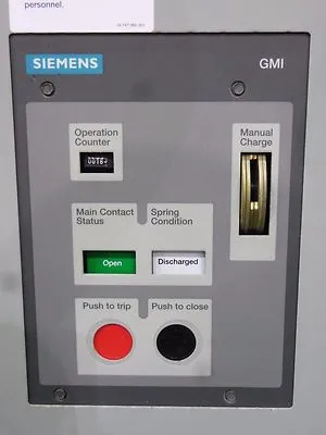 Used Siemens 05-GMI-350-3000-78 Circuit Breakers Ohio US | Equipment Recovery Corp. #1329702