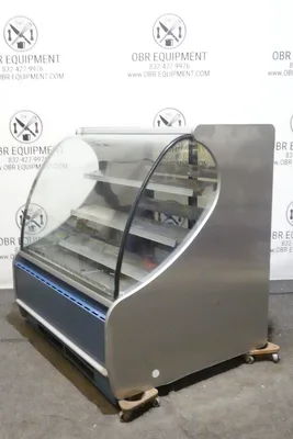 STRUCTURAL CONCEPTS 50” CURVED GLASS REFRIGERATED BAKERY DISPLAY CASE MODEL HV48R.3900