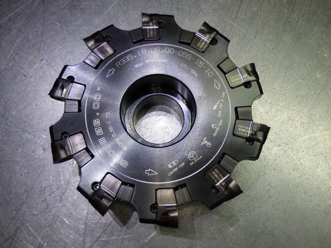 SECO 6" (.55-.73") Indexable Slot Mill 1.5" Arbor R335.18-06.00-055-15-10 (LOC3355)