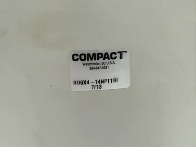 NEW COMPACT RD6X4-14NPTTBE CYLINDER 7/13 RD6X414NPTTBE