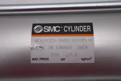 SMC CYLINDER NCA10325-0600-XA39MT16 #1722-A