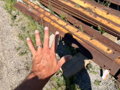 Used (5) 12' SCRAPER BLADE INSERTS / CUTTING EDGES _UNKNOWN_ Plow Blades Michigan US | Miedema Asset Management Group #1276288