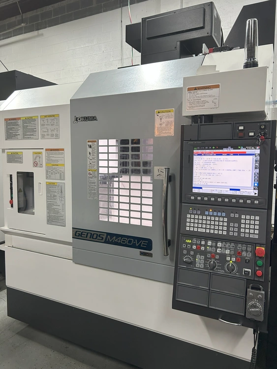 Used 2019 OKUMA GENOS M460-VE Vertical Machining Centers New York US | Prime Machinery #12206