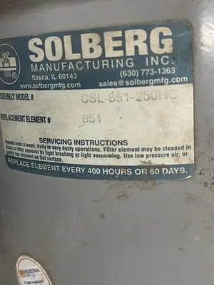 Used ALLSTAR ALLSTAR RB6-305-3,SOLBERG CSL-851-250HC. Misc Electrical & Power Parts | ND Industrial Surplus #1213855