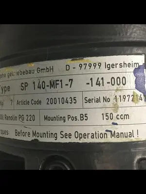 USED SIEMENS 1FK6083-6AF71-1TH0 WG