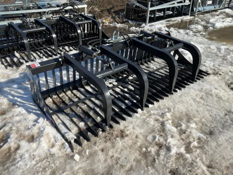 Used JCT ROCK BUCKET GRAPPLE SKID STEER ATTACHMENT Rock Buckets Michigan US | Miedema Asset Management Group #1328983