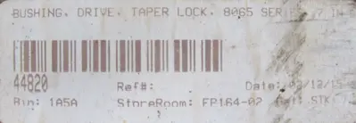 NEW REXNORD 8065 TAPER LOCK BUSHING 7" I.D.