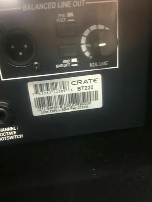 USED CRATE BT 220