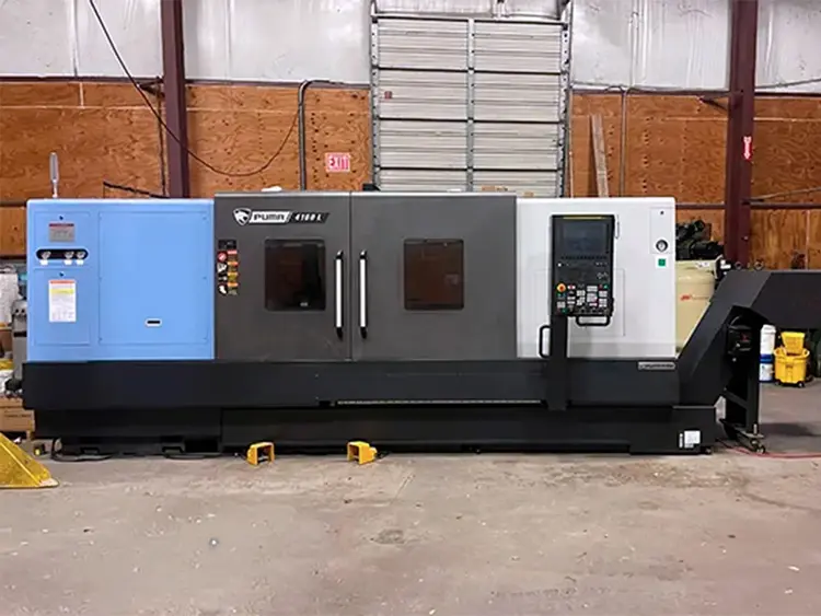 Used 2023 DN SOLUTIONS Puma 4100LB CNC Lathes Texas US | Machine Tool Bids #390369