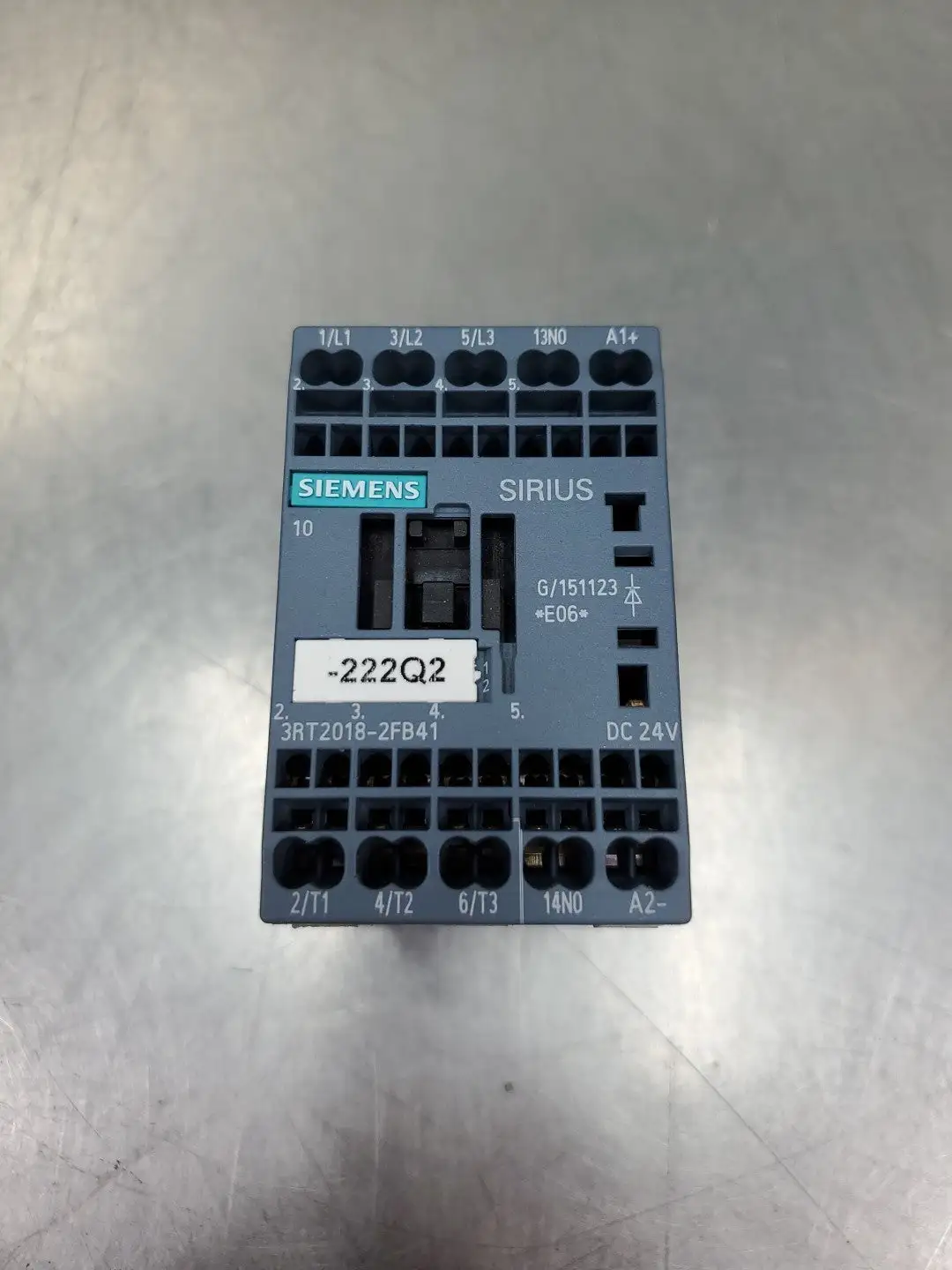 Siemens 3RT2018-2FB41 SIRIUS Contactor, 24VDC. 4C-44