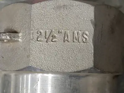 2-1/2" AMS 2-1/2in Npt Stainless Male Adapter