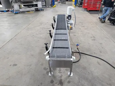 Laughlin SS Plastic Belt Incline Conveyor