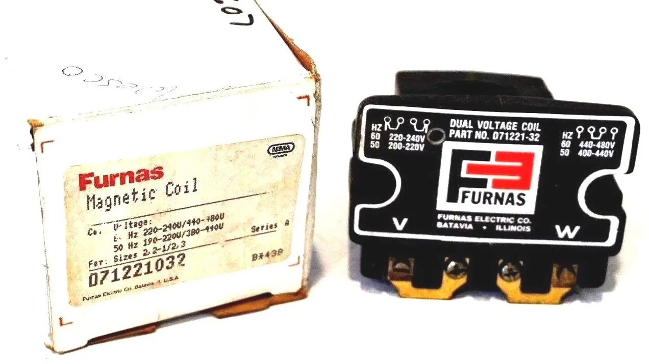 NEW FURNAS D71221032 SER. A MAGNETIC COIL 220-240V 60HZ