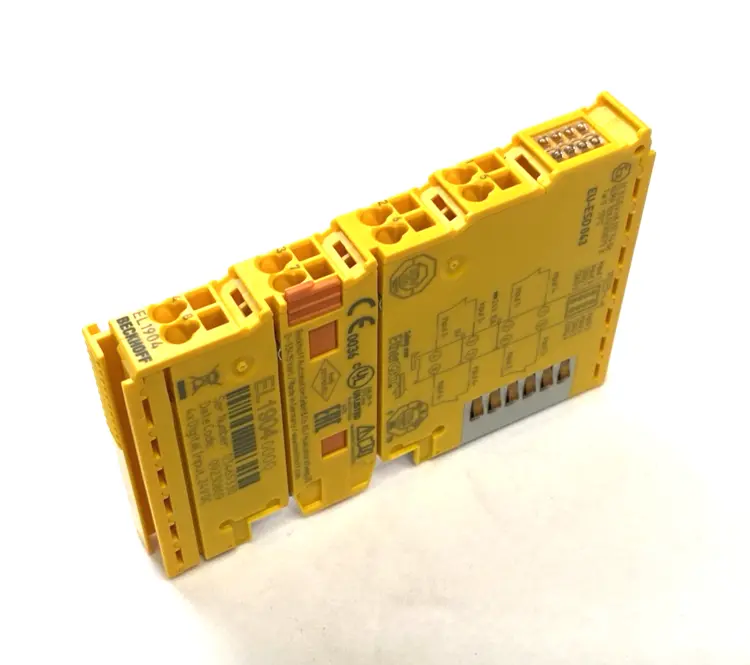 Used BECKHOFF TWINSAFE ETHERCAT 4-CHANNEL DIGITAL INPUT TERMINAL, 24VDC Input / Output Modules Michigan US | Maverick Industrial Sales #1091087
